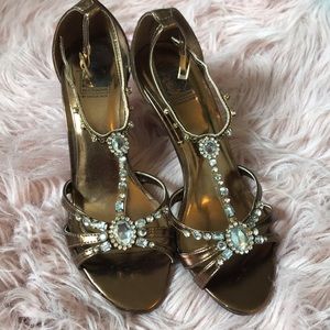 Bronze special occasions shoes (worn once)